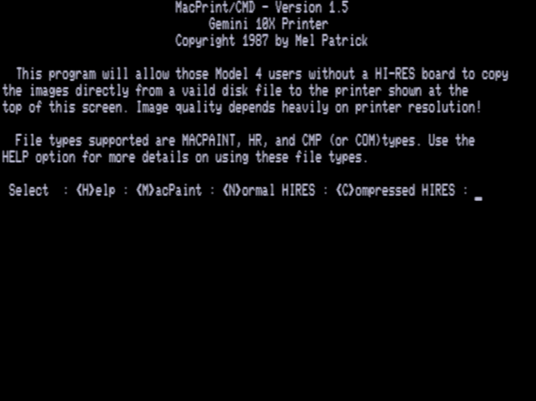 Screen shot
